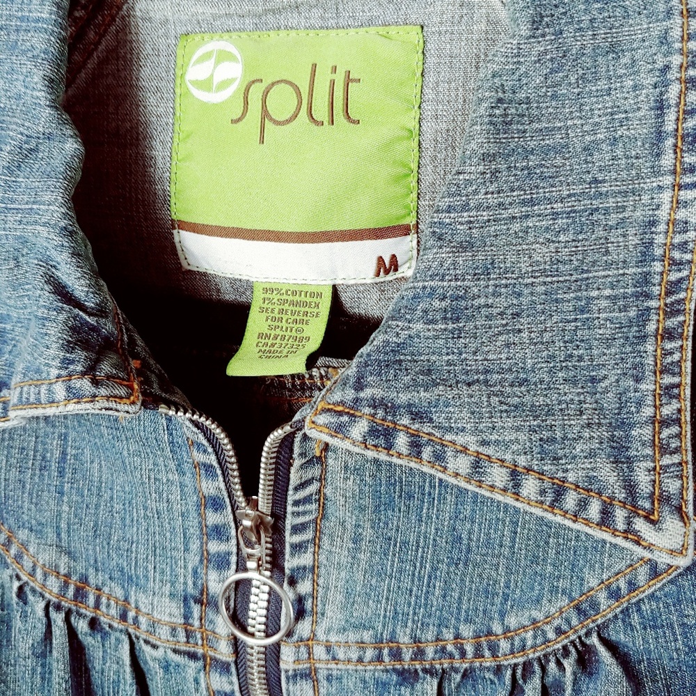 Split Denim jacket - Picture 2 of 5